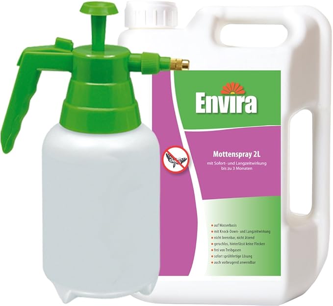 ENVIRA Mottenspray 2Ltr+2Ltr Drucksprüher