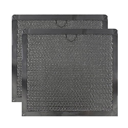 2 PACK Air Filter Factory 8-1/8 X 8-7/8 X 3/32 Range Hood Aluminum Grease Filters AFF112-M