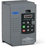 MYSWEETY Single Phase to 3 Phase Converter, 2.2KW 3PH VFD 220V/10A 0-3200Hz Output Variable Frequency Drive Control Inverter 