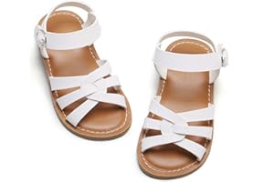 Felix & Flora Toddler Girl Sandals - Little Girl Easter Summer Dress Shoes Lightweight Open Toe Beach Holiday.
