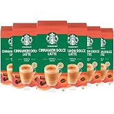Starbucks Cinnamon Dolce Latte x5 Premium Instant Coffee Pack of 6 (Total 30 Sachets) Warm &amp; Sweet Flavor