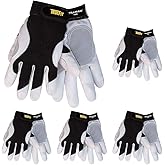 Airgas 1470M Tillman TrueFit Premium Mechanic Glove, Black/White, Medium
