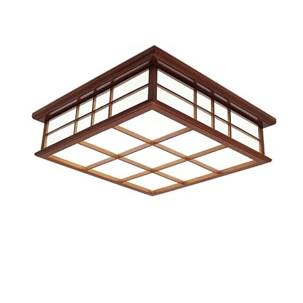Amazon Com Dididd Wooden Ceiling Lamp Led E27 For Bedroom