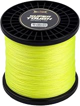 HERCULES 8lb Test Fluorescent Yellow 150 Yards Braided Fishing Line 4 Strands view 7