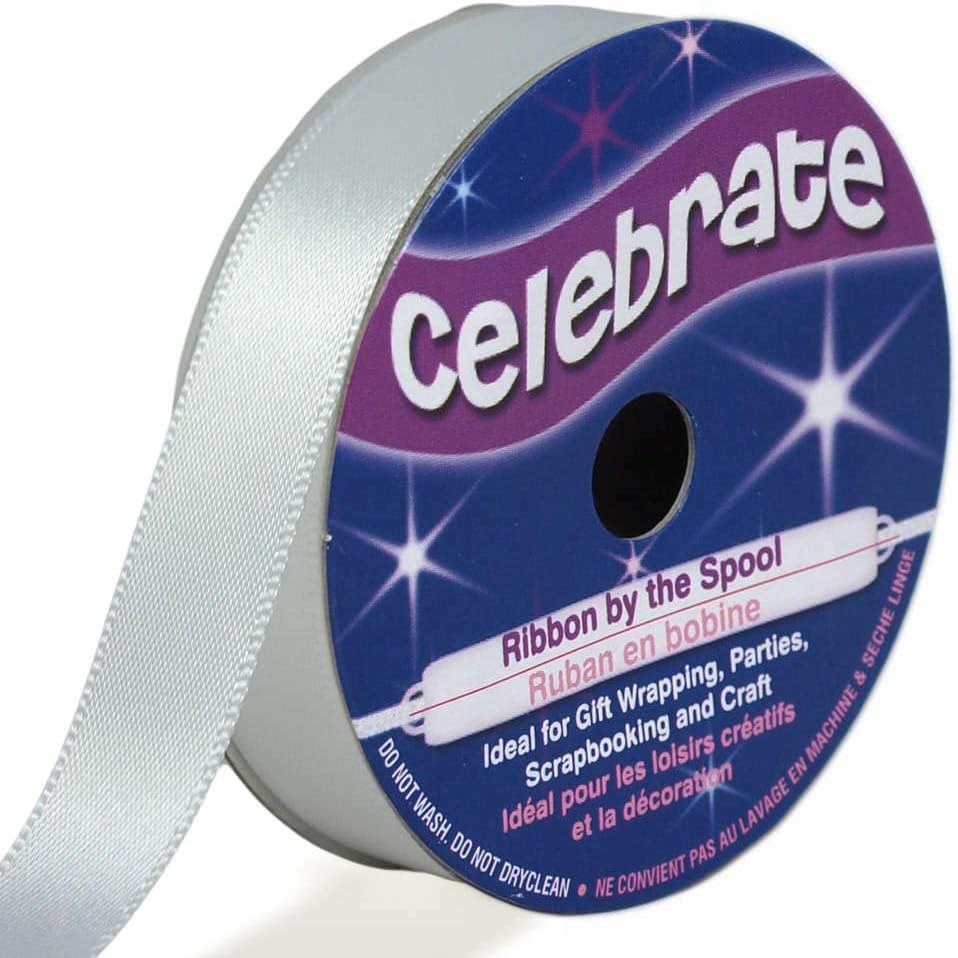 Celebrate RA10012/01 | White Satin Ribbon | 6m x 13mm