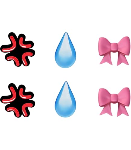 Fermacapelli A Forma Di Rabbia (Angry Hairclip) - Set Da 8 Pezzi, Per Donne E Ragazze, Per Cosplay E Uso Quotidiano