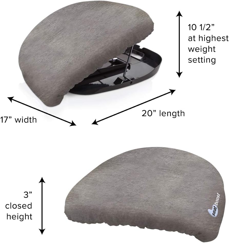 Stand Assist Aid for Elderly - Lifting Cushion by Seat Boost - Portable Alternative to Lift Chairs - Handicap Mobility Help for 70% Support Up to 220: Health & Personal Care