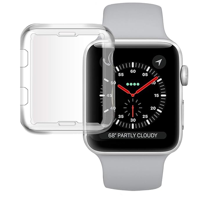 Apple reloj serie 3 caso, misxi iWatch 3 Protector de pantalla ...