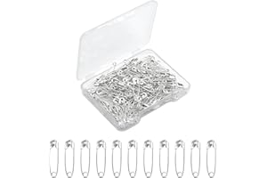 KEEPSWEAT 120 Pcs Small Safety Pins Silvery,0.75Inch/19mm Silvery Safety Pins for Clothes Metal Tiny Clothes Pin Rust Resistant Mini Safety Pin for Art Crafting,Sewing,Jewelry Making