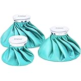 Elitehood Ice Bag Ice Pack, Reusable Ice Bag [11" 9" 6"] & 3 Pack Refillable Ice Pack Bag, Cold & Hot Therapy Ice Bag for Inj