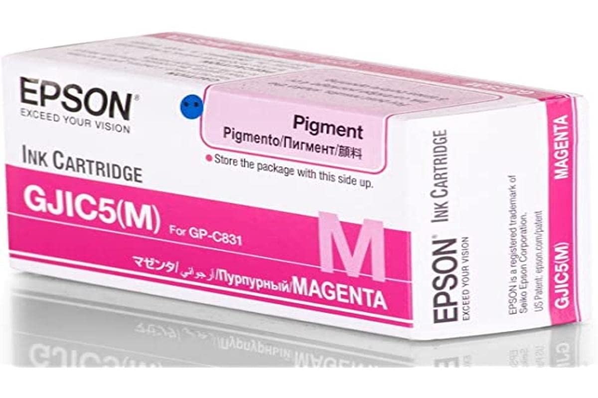 Epson GJIC5 (M) – Ink cartridge for printers (Magenta, 32.5 ml, GP-C831)