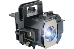 iQubay ELPLP49 V13H010L49 Replacement Projector lamp Bulb for Epson PowerLite Home Cinema EH-TW2800 TW2900 TW3000 8350 8345 8500UB 8700UB H373A H336A 8100 6100 6500UB 7100 7500UB with housing