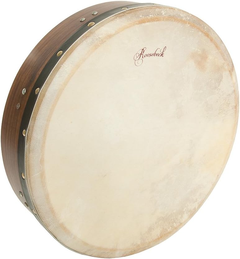 Roosebeck BTN4B Inside Tunable Bodhran with Single Removable Bar 14 x 3.5 Inches Bodhrans