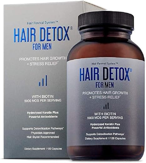 Amazon Com Hair Detox For Men Promotes Hair Growth And Stress