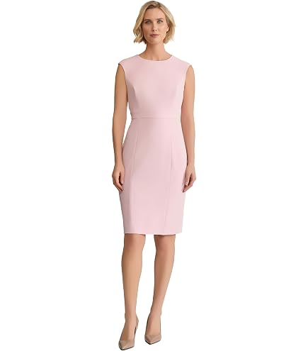 Kasper Petite Sleeveless Printed Sheath Dress : Clothing, Shoes & Jewelry