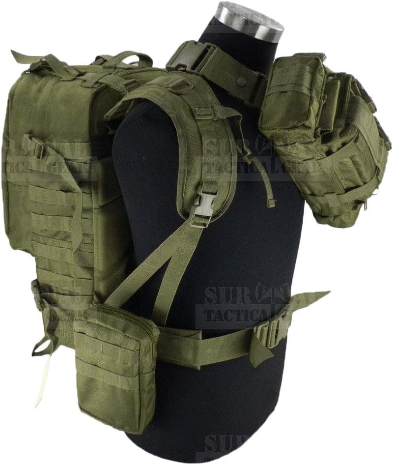 ZAPT Tactical Military Bag Mountaineering Hiking Outdoor Combination Bag,Day BackPack