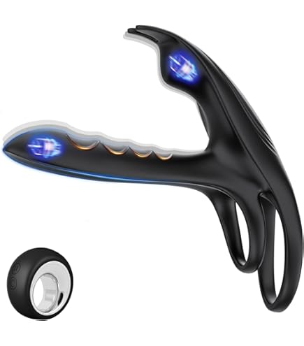 which vibration machine is best Glow-in-the-Dark Silicone Vibrating Cock Ring main image 0