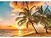 Mobicus 5D DIY Diamond Painting,by Number Kits Crafts & Sewing Cross Stitch，Wall Stickers for Living Room Decoration,Sea View(35X45CM/14X18inch)