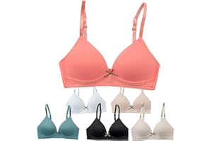 ALYCE IVES INTIMATES Alyce Intimates Girls, Teens & Petite Women Lightly Padded Bra, Pack of 6 – Everyday Soft, Underwire T-Shirt Bra