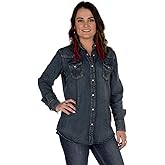 Wrangler Women's Vintage Denim Snap Shirt