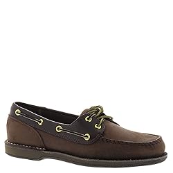Rockport Men's Perth Boat Shoe, Chocolate/bark, 12 N