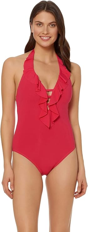bleu rod beattie plunge ruffle