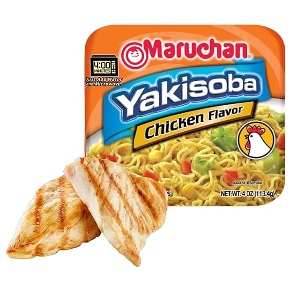 MARUCHAN YAKISOBA, CHICKEN, 4 OZ