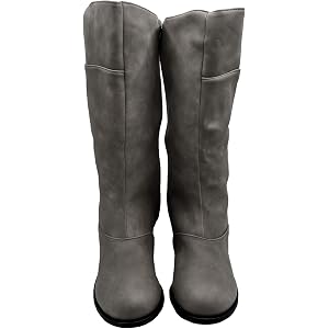 Men's Medieval Renaissance Vintage Side Opening Flat Tall Boots Suitable For Halloween Role-Playing Shoes
