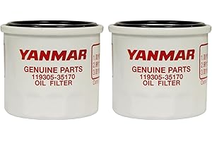 Yanmar 119305-35170 Oil Filter Assy, D68XL65 (Pack of 2)