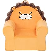 MOMCAYWEX Cuddly Toddler First Chair, Premium Character Chair, Yellow, 18 Month up to 3 Years