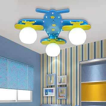 Amazon Com Children Room Bedroom Cartoon Room Plane Ceiling Light
