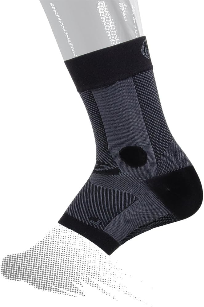 OS1st AF7 Ankle Bracing Sleeve (Single Sleeve) stabilizes weak Ankles, assists with Ankle Instability and Inversion sprains, and relieves Achilles tendonitis : Sports & Outdoors