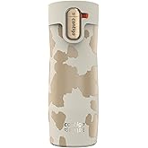 Contigo x Ally Love Stainless Steel Vacuum-Insulated Travel Mug with Autoseal and Easy Clean Lid, Spill-proof, Keeps Drinks cold 24 hrs & hot for 11 hrs, BPA Free, 16oz., West Loop 3.0, Oatmilk