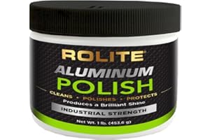 Rolite Aluminum Polish (1lb) for All Aluminum & Bare Metal Surfaces - Canoes, Jon Boats, Pontoons, RVs, Diamond Plate, Aluminum Non-Coated Wheels