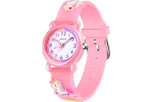 Kavie Kids Watches 3D Cute Cartoon Unicorn Waterproof Silicone Children Toddler Wrist Watch for 3-10 Year Girls Little Child-Best Gift