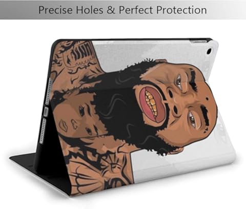 Wehoiweh Dj Z-Edd - Carcasa antiarañazos fina y ligera con soporte ajustable, función de reposo/activación automática, protección para la espalda, funda para iPad Air3 10.5 iPad 7ª 10.2 talla única