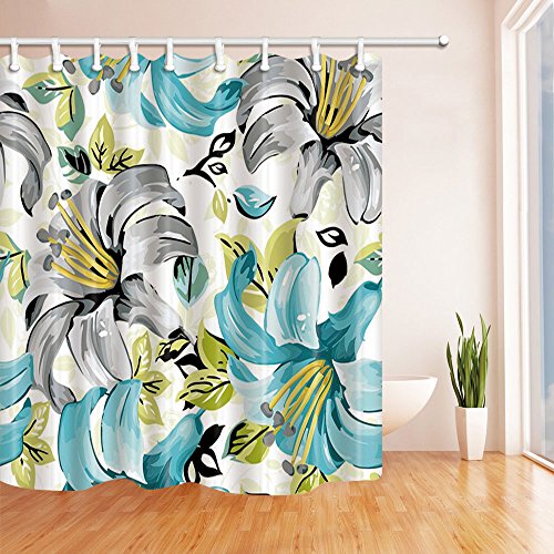 Chuami Polyester Fabric 70 X 82 Inches Shower Curtain Waterproof