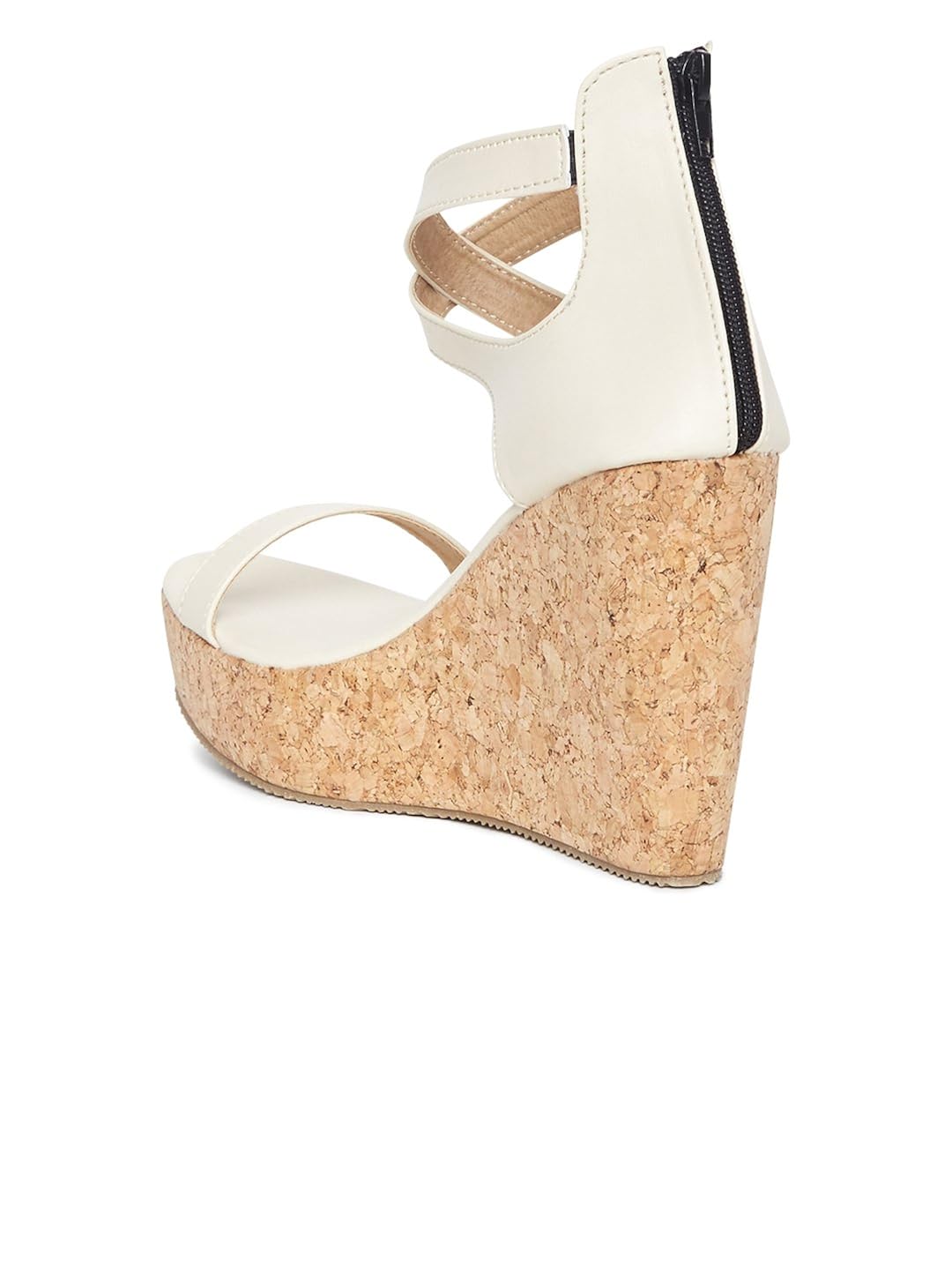marc loire women's cream solid heels