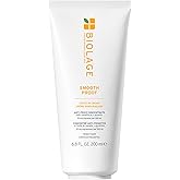 Biolage Smooth Proof Leave-In Cream - Frizz Control & Manageability, Anti-Frizz Leave-In, Infused with micro-dosed with Camellia Oil & Glycerin, Vegan & Paraben-Free
