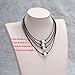 Single Cultured Freshwater Pearl Choker Necklace Handmade Genuine Leather One Bead Jewelry for Women 16'' Black