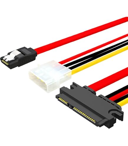 Amazon.com: SAS 29 Pin Female to SATA 22 Pin Male Cable 36