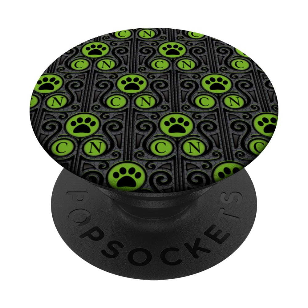 Miraculous Ladybug and Cat Noir The Movie CN Pattern PopSockets Swappable PopGrip