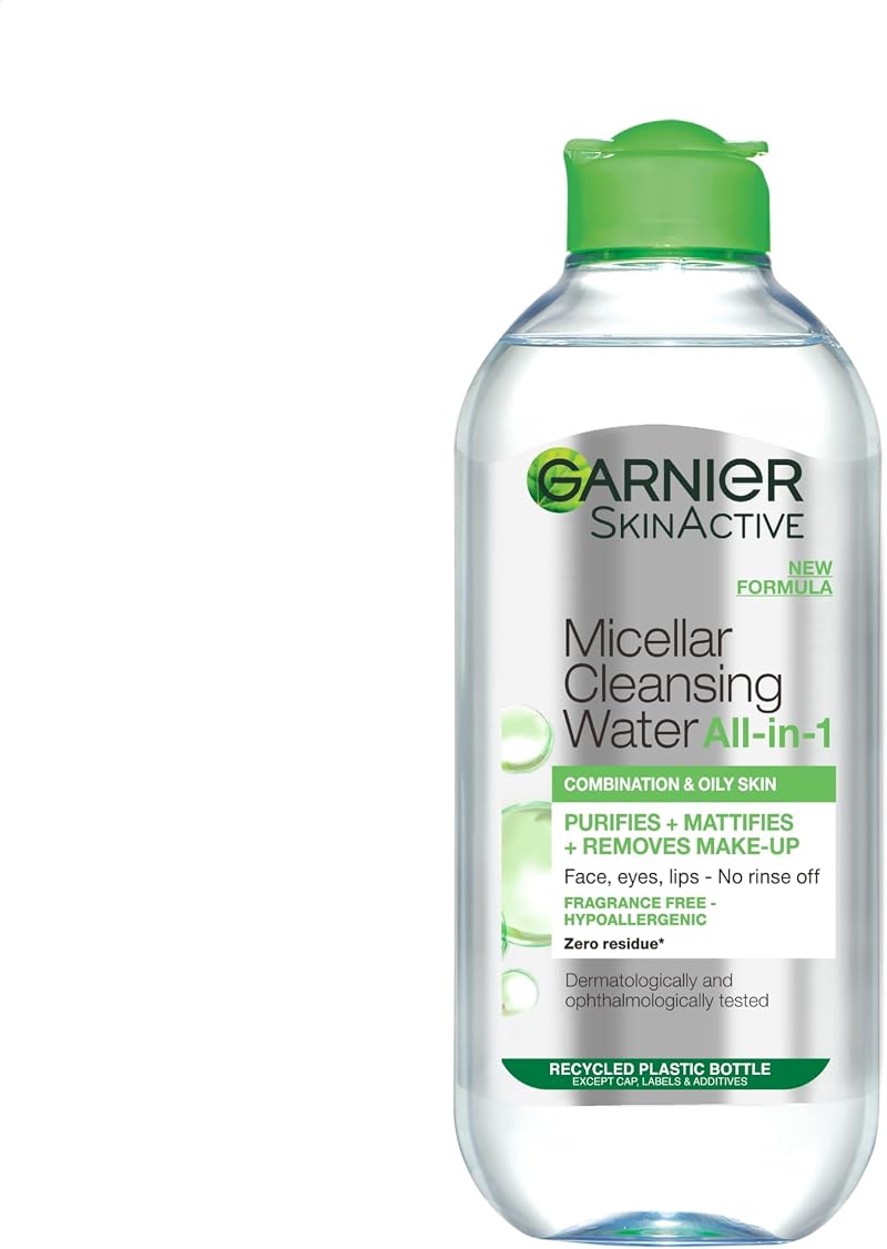 Garnier Micellar Cleansing Water Combination Skin Fragrance Free 400ml Gentle
