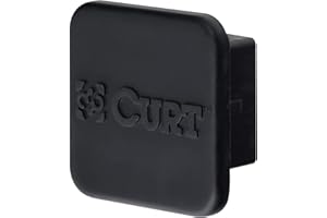 CURT 22272 Rubber Trailer Hitch Cover, Fits 2-Inch Receiver