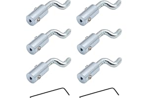 YGQ 6 Pcs Z Bend Throttle Cable End Universal Cable Wire Stop for Lawn Mower Mini Bike Go Kart Motor Engine Brake Cable Adjustable Z Head