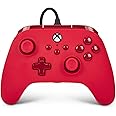 Amazon.com: PowerA Advantage Wired Controller for Xbox Series X|S - Red ...