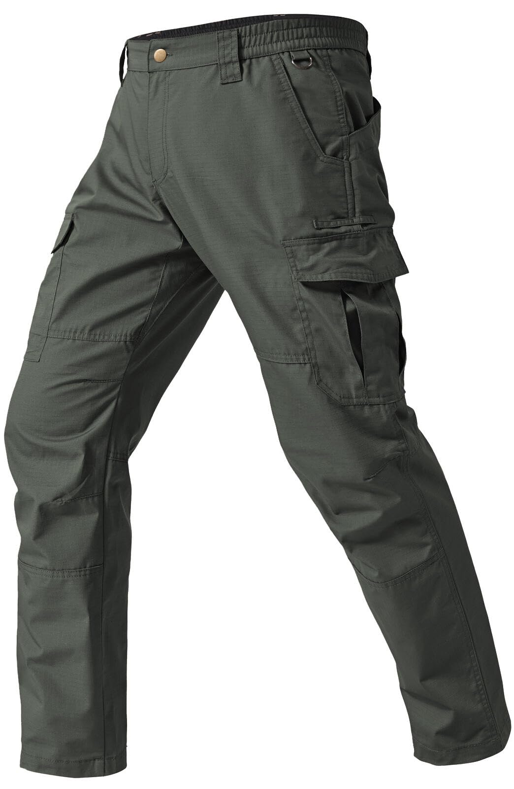 SPOSULEI Men's Cargo Work Pants Waterproof Ripstop