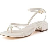 CUSHIONAIRE Women's Novella low block heel sandal +Memory Foam and Wide Widths Available
