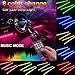 Minger Car LED Strip Light,4pcs DC 12V Multi-color Car Interior Music Light LED Underdash Lighting Kit with Sound Active Function and Wireless Remote Control, Included Car Charger