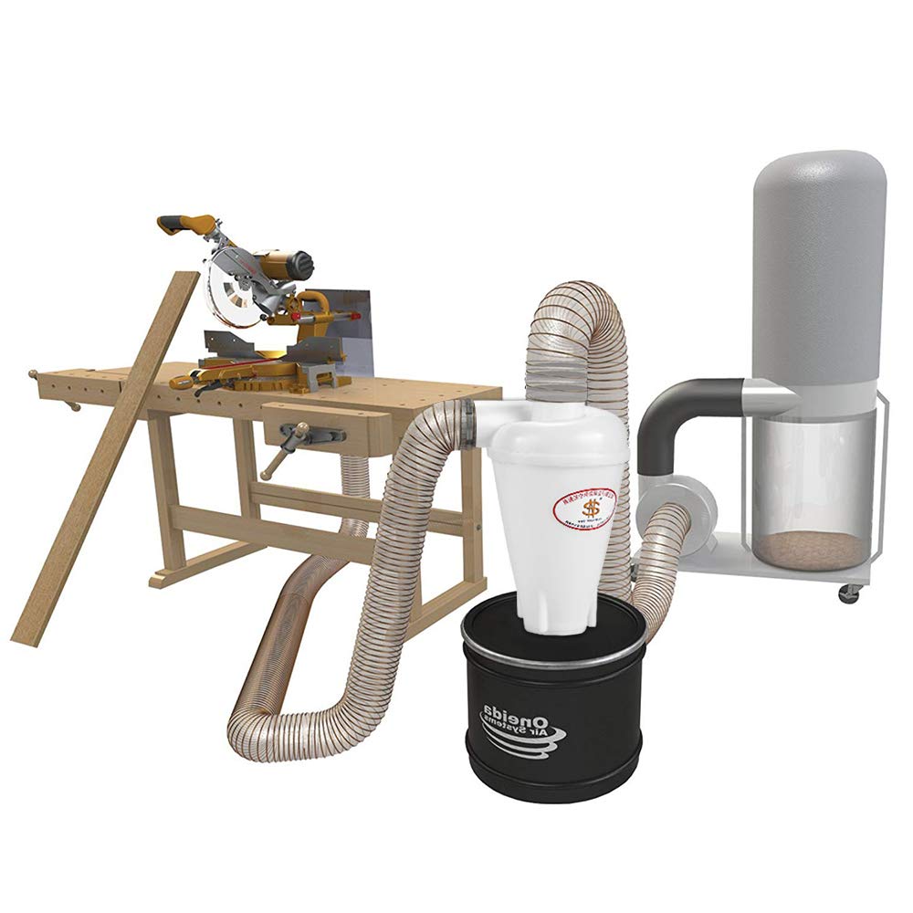Dust Extractors Collector Cyclone Filter Connect Household Cyclone